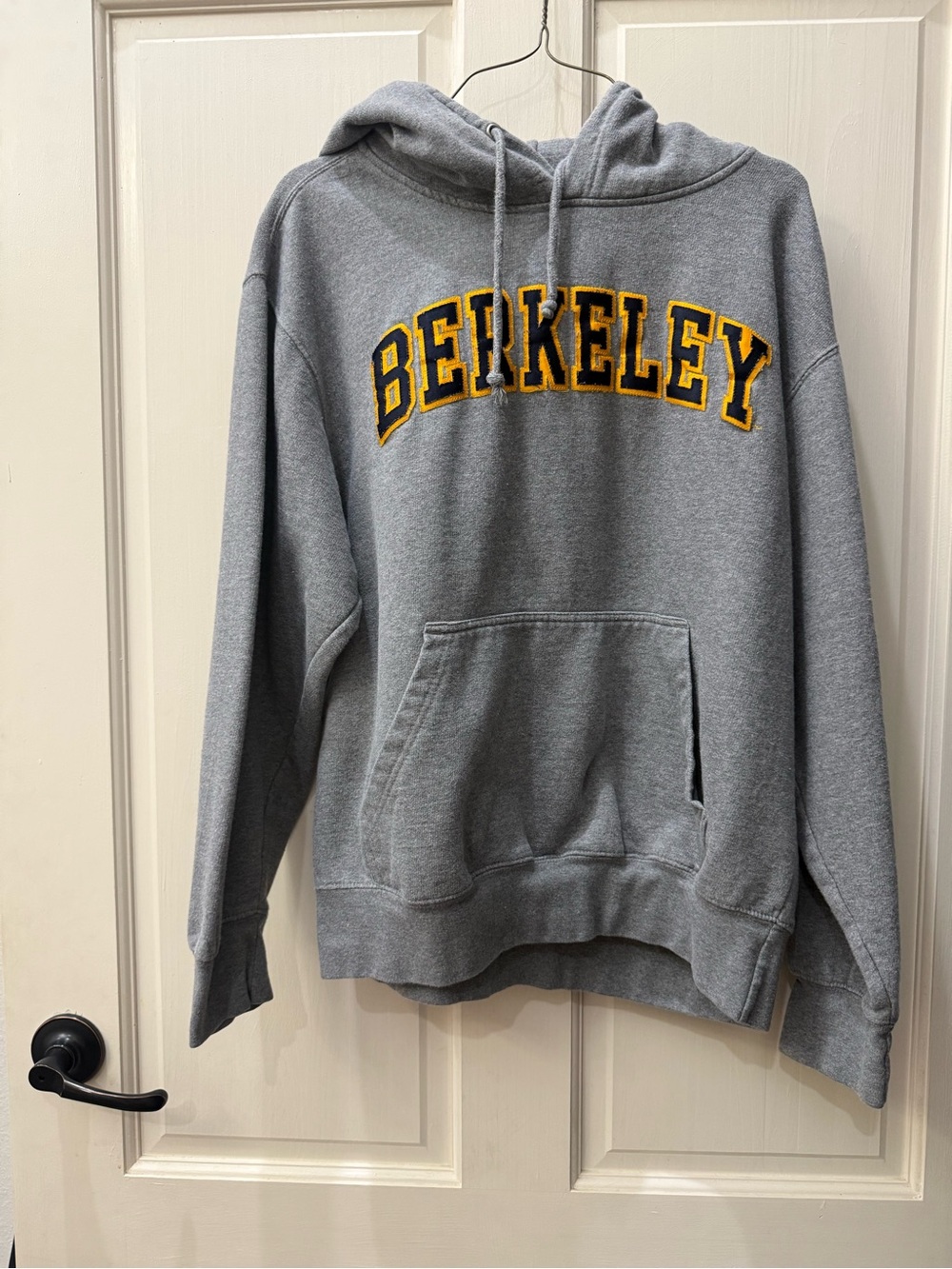 MV Sport Men's Gray Crewneck Hoodie Pullover